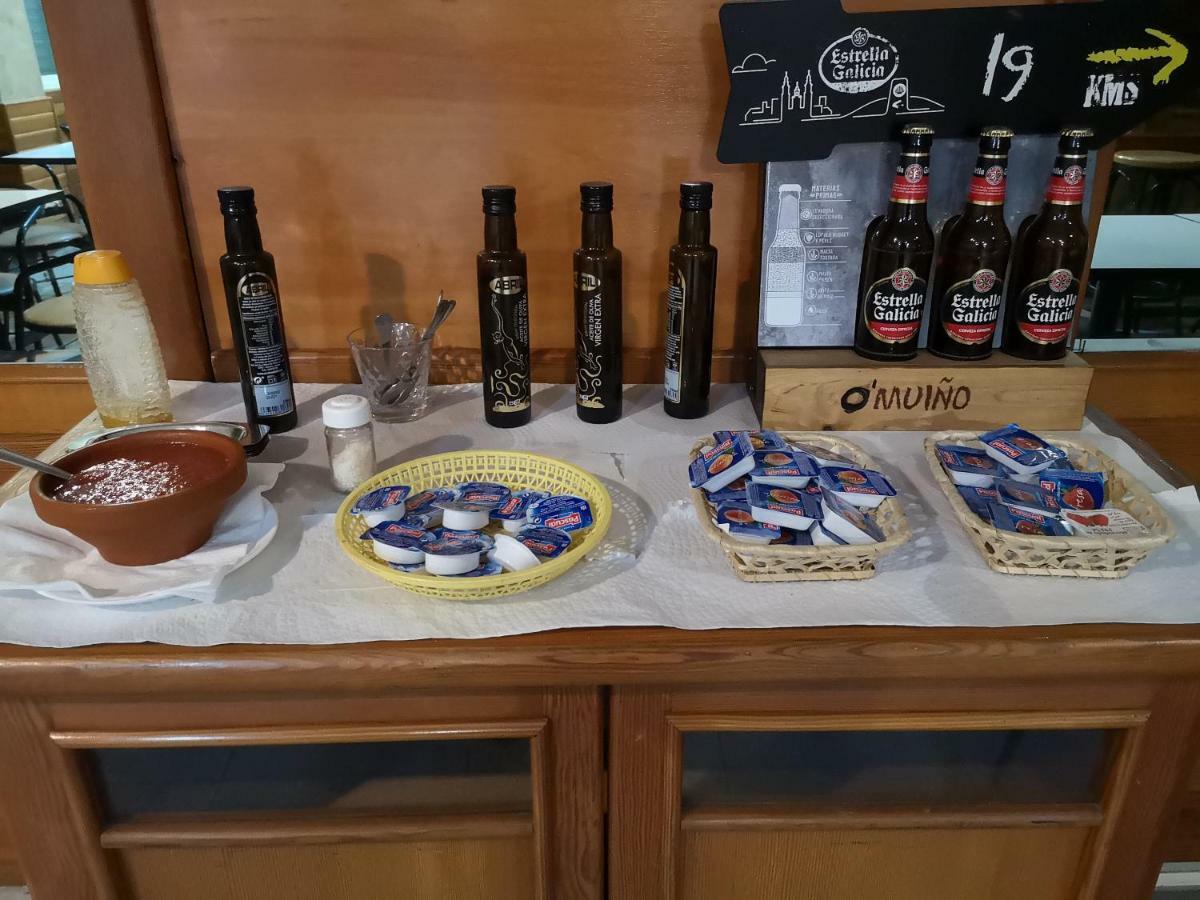Pension O Muino O Pedrouzo Bagian luar foto
